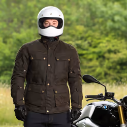 Merlin Yoxall II Giacca cerata moto, verde, dimensione XL per uomo - Vista aggiuntiva 6