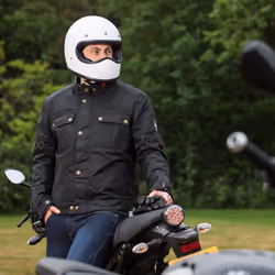 Merlin Barton II Giacca cerata moto, nero, dimensione XL per uomo - Vista aggiuntiva 5