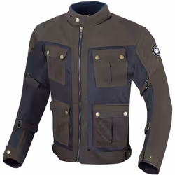 Merlin Chigwell Utility Giacca cerata moto, verde, dimensione XL per uomo