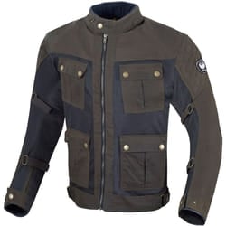 Merlin Chigwell Utility Giacca cerata moto, verde, dimensione 2XL per uomo