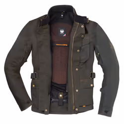 Merlin Monty D3O Wax Explorer Giacca tessile moto, verde, dimensione 4XL per uomo - Vista aggiuntiva 5