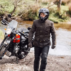 Merlin Monty D3O Wax Explorer Giacca tessile moto, verde, dimensione 4XL per uomo - Vista aggiuntiva 6