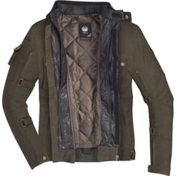 Merlin Nomad D3O Explorer Giacca tessile moto, verde, dimensione 4XL per uomo