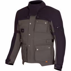 Merlin Mahala D3O Explorer Giacca tessile moto, nero-verde, dimensione L per uomo