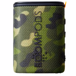 Boompods Beachboom, 5 W, Wireless, Altoparlante portatile mono, Mimetico, Pulsanti, Antipolvere, Impermeabile