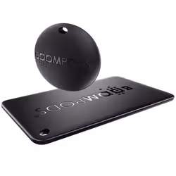 Boompods Boomtag & Boomcard Pack, Articolo, Cercatore, Nero, Impermeabile, Plastica riciclata, IPX7