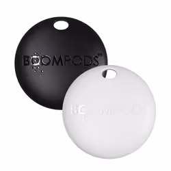 Boompods BOOMTAG, Articolo, Cercatore, Nero, Bianco, Plastica riciclata, IPX5, 8760 h