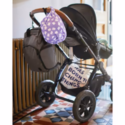 Bambino Mio WNBBO borsa portapannolino Borsone Viola, Bianco Poliestere