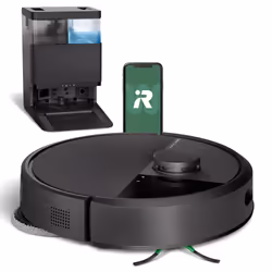iRobot Roomba 405 Combo Plus, Senza sacchetto, Nero, Rotondo, EPA, Carica, Purification, Spazzola a rullo e spazzola laterale