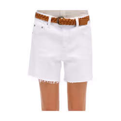 Shorts Superdry Cut Off Bianco - 28 - Vista aggiuntiva 3