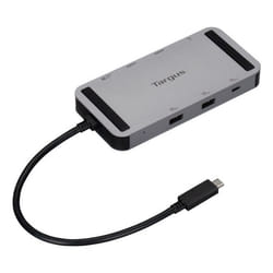 Targus DOCK429GL replicatore di porte e docking station per laptop Cablato USB4 Argento