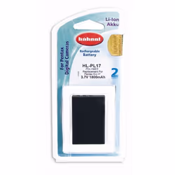 Hahnel HL-PL17, 1800 mAh, 3,7 V, Ioni di Litio