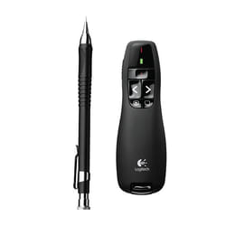 Logitech Wireless Presenter R400 puntatore wireless RF Nero