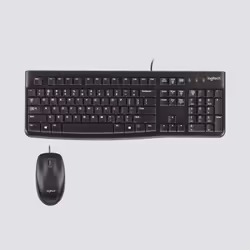Logitech Desktop MK120 tastiera Mouse incluso USB QWERTZ Svizzere Nero - Vista aggiuntiva 6