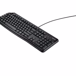 Logitech K120 Corded Keyboard tastiera Ufficio USB AZERTY Belga Nero - Vista aggiuntiva 4