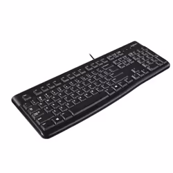 Logitech K120 Corded Keyboard tastiera Ufficio USB AZERTY Belga Nero - Vista aggiuntiva 5