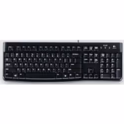 Logitech K120 Tastiera con Cavo per Windows, USB Plug-and-Play, Dimensioni Standard, Resistente agli Schizzi, Barra Spaziatrice Curva, Compatibile con PC, Laptop - Vista aggiuntiva 8