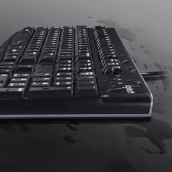Logitech K120 Corded Keyboard tastiera USB QWERTZ Svizzere Nero - Vista aggiuntiva 5