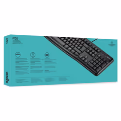 Logitech Keyboard K120 for Business tastiera Ufficio USB QWERTY US International Nero - Vista aggiuntiva 6