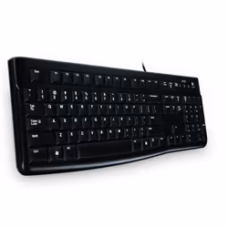 Logitech Keyboard K120 for Business tastiera Universale USB AZERTY Francese Nero - Vista aggiuntiva 4