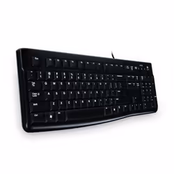 Logitech Keyboard K120 for Business, Full-size (100%), Cablato, USB, Nero