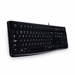 Logitech Keyboard K120 for Business, Full-size (100%), Cablato, USB, Nero