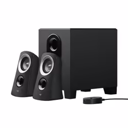 Logitech 980-000447 set di altoparlanti 25 W PC Nero 2.1 canali 5 W