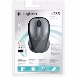 Logitech M235 mouse Ufficio Ambidestro RF Wireless Ottico 1000 DPI - Vista aggiuntiva 5