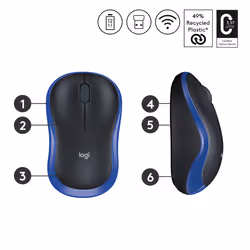 Logitech LGT-M185B - Vista aggiuntiva 6
