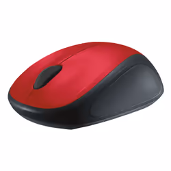 Logitech LGT-M235R, Ambidestro, Ottico, RF Wireless, Rosso
