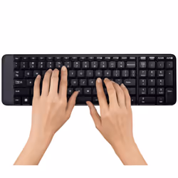Logitech Wireless Combo MK220 tastiera Mouse incluso Ufficio RF Wireless QWERTY International EER Nero - Vista aggiuntiva 4