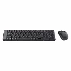Logitech MK220, Full-size (100%), Wireless, RF Wireless, Nero, Mouse incluso