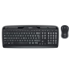 Logitech Wireless Combo MK330 tastiera Mouse incluso Ufficio RF Wireless AZERTY Belga Nero