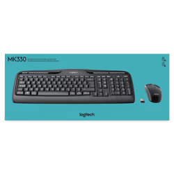Logitech Wireless Combo MK330 tastiera Mouse incluso Ufficio USB QWERTY US International Nero - Vista aggiuntiva 4