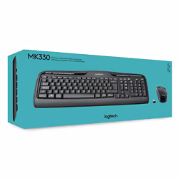 Logitech Wireless Combo MK330 tastiera Mouse incluso Ufficio USB QWERTY US International Nero - Vista aggiuntiva 5