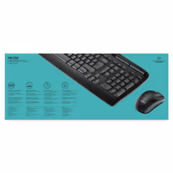 Logitech Wireless Combo MK330 tastiera Mouse incluso Ufficio USB QWERTY US International Nero - Vista aggiuntiva 6