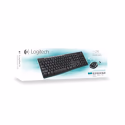 Logitech Wireless Combo MK270 tastiera Mouse incluso Casa USB QWERTY Inglese UK Nero - Vista aggiuntiva 5