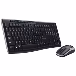 Logitech Wireless Combo MK270 tastiera Mouse incluso Universale RF Wireless QWERTZ Ungherese Nero - Vista aggiuntiva 2