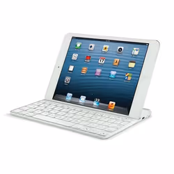 Logitech Ultrathin Keyboard mini, AZERTY, Francese, iPad mini, Bianco, Wireless, Bluetooth
