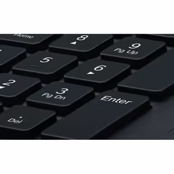 Logitech K280E Pro f/ Business tastiera Ufficio USB QWERTY Nordic Nero