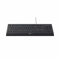 Logitech K280E Pro f/ Business, Full-size (100%), Cablato, USB, QWERTZ, Nero