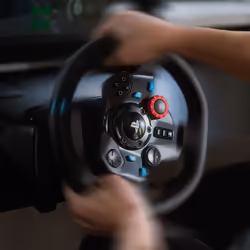 Logitech G Logitech G29 Driving Force Racing Wheel Volante da Corsa, Pedali Regolabili, Ritorno di Forza Reale, Comandi Cambio in Acciaio Inossidabile, Volante in Pelle, Presa EU, per PS5, PS4, PC, Mac - Nero - Vista aggiuntiva 8
