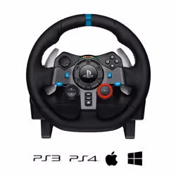 Logitech G G29 Driving Force Nero USB 2.0 Sterzo + Pedali Analogico/Digitale PC, PlayStation 4, PlayStation 5, Playstation 3