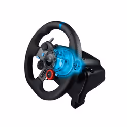 Logitech G G29 Driving Force Nero USB 2.0 Sterzo + Pedali Analogico/Digitale PC, PlayStation 4, PlayStation 5, Playstation 3 - Vista aggiuntiva 4