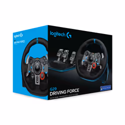 Logitech G G29 Driving Force Nero USB 2.0 Sterzo + Pedali Analogico/Digitale PC, PlayStation 4, PlayStation 5, Playstation 3 - Vista aggiuntiva 7