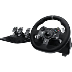 Logitech G G920 Driving Force Alluminio, Nero USB 2.0 Sterzo + Pedali Analogico/Digitale PC, Xbox One, Xbox Series S, Xbox Series X