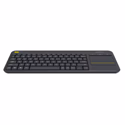 Logitech K400 Plus Tv tastiera Casa RF Wireless QWERTY Spagnolo Nero - Vista aggiuntiva 8