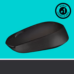 Logitech M171 Mouse Wireless, 2.4 GHz con Mini Ricevitore USB, Rilevamento Ottico, Durata ‎Batteria Fino a 12 Mesi, Mouse Ambidestro per PC/Mac/Laptop, Nero - Vista aggiuntiva 7