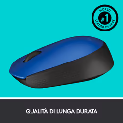 Logitech M171 Blue-K mouse Ufficio Ambidestro RF Wireless Ottico 1000 DPI - Vista aggiuntiva 4