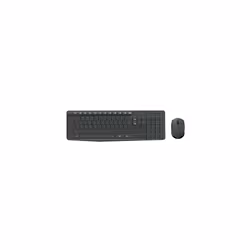 Logitech MK235, Full-size (100%), Wireless, USB, AZERTY, Grigio, Mouse incluso